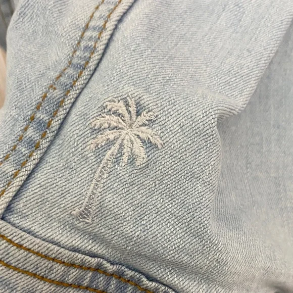 Vans Light Blue Denim Jacket XL Oversized - Picture 6 of 7